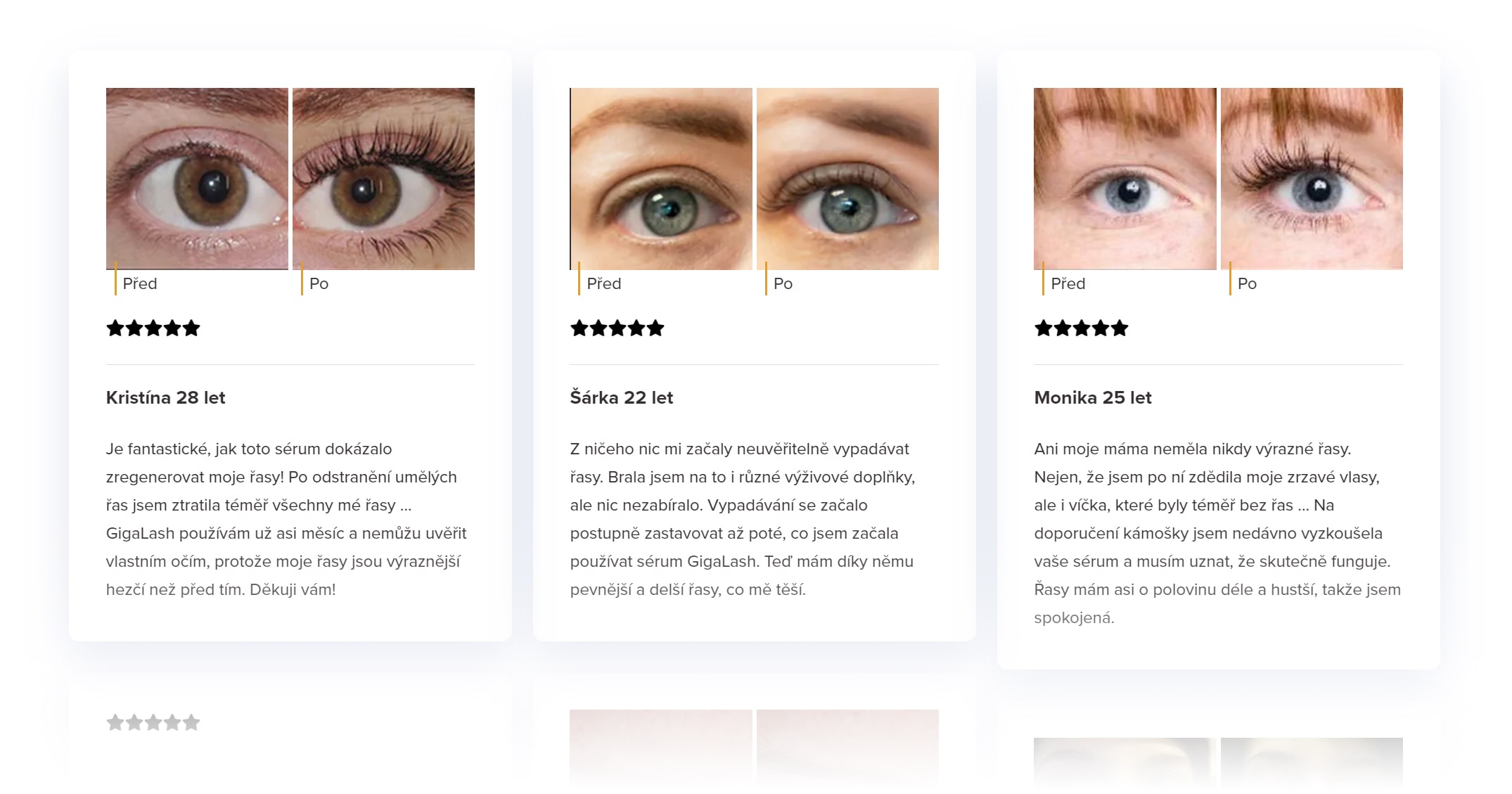 Recenze z webu gigalash.cz